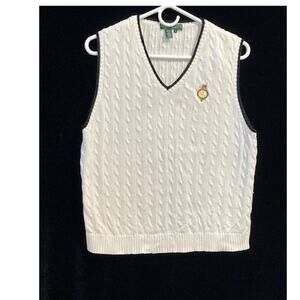 Lauren Active Ralph Lauren men's cotton sweater vest.